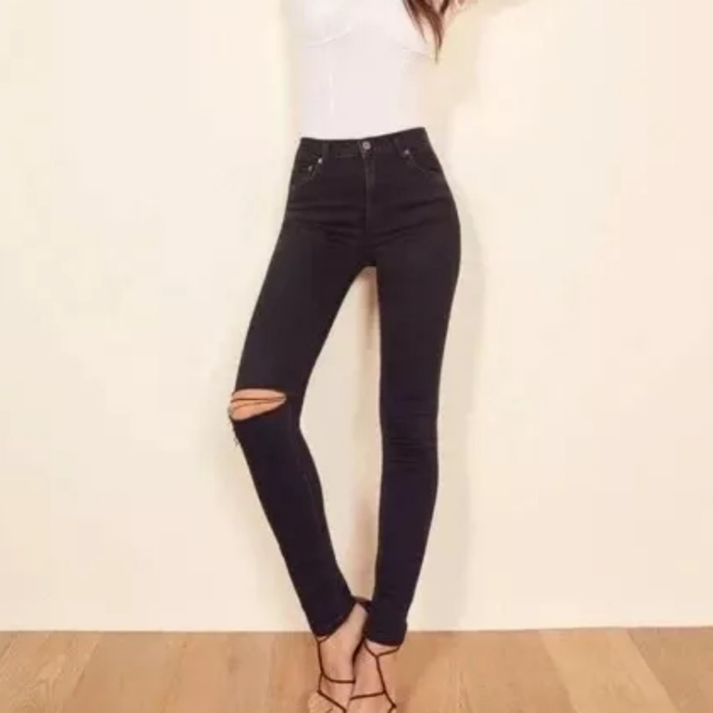 Reformation Black Skinny Jeans